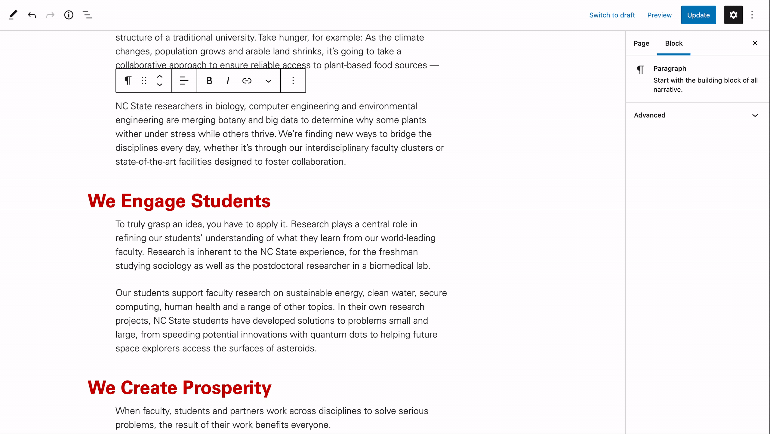 demo of new gravity forms block