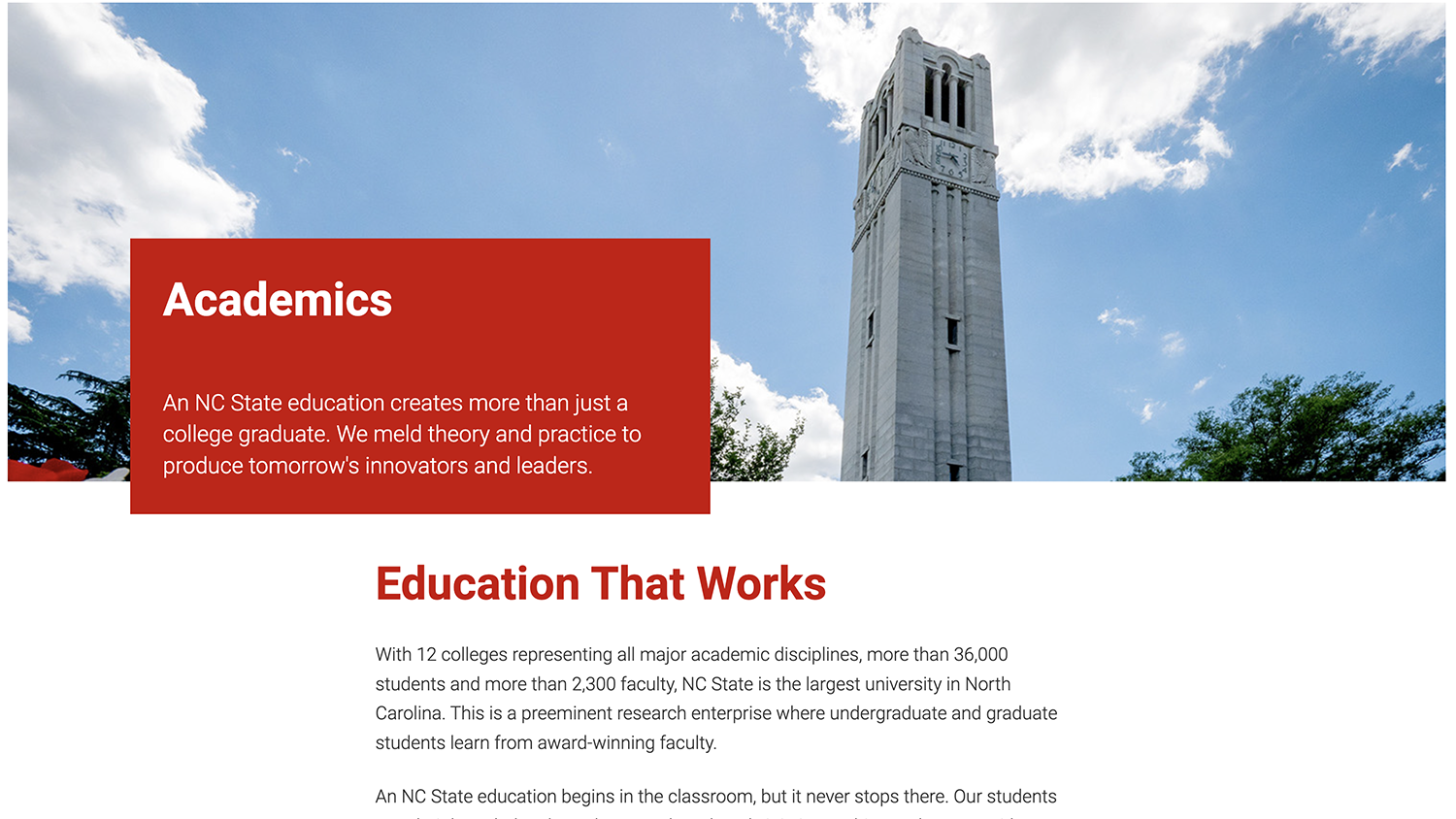 A floating box header with an image in the background and a floated redbox over the image with the header and subtitle text.
